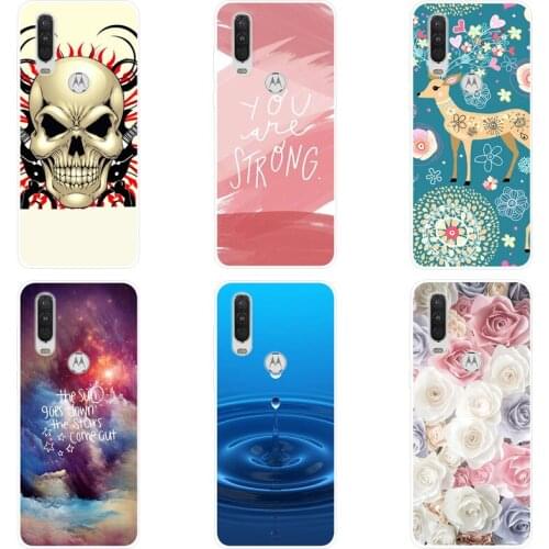For Moto One Action Case Silicone TPU Phone Case For Motorola One Action Case Soft Cover