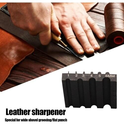 Handmade Cutting Leather Thinner DIY Wide Shovel Sharpener Polishing Repair Tool Edge Skiving Cutter Polisher Device (optional)