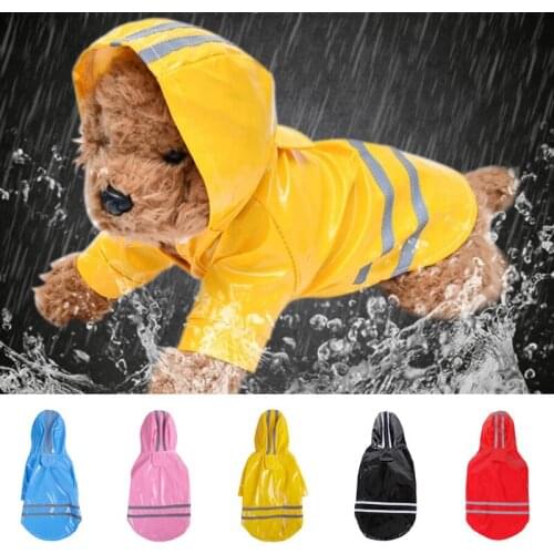 Waterproof Dog Clothes for Small Dogs Puppy Pet Chihuahua Rain Coats Jacket Clothes Hond Impermeable Dla Psa Ropa Perro Requeno