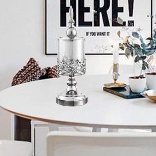 Iron Candlestick Pillars Candle Holder Wedding Decoration Metal Candelabra