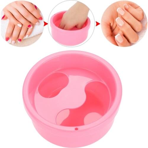 Nail Art Hand Wash Soak Bowl Thickened Polish Treatment False Nail Removal Bowl Nail Bath Manicure Nail Polish Remover Tools dc