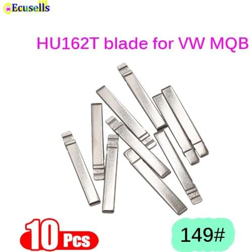 10pcs/Lot Replacement Flip Floding Remote Car Key HU162T Blade for VW Volswagen GTI Golf 7 Sportsvan e-Golf Auto New #149