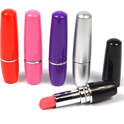 100Pcs/lot Mini Adult Product Discreet Women Lipstick Vibrator Electric Vibrating Jump Egg Waterproof Bullet Massage ZD0126