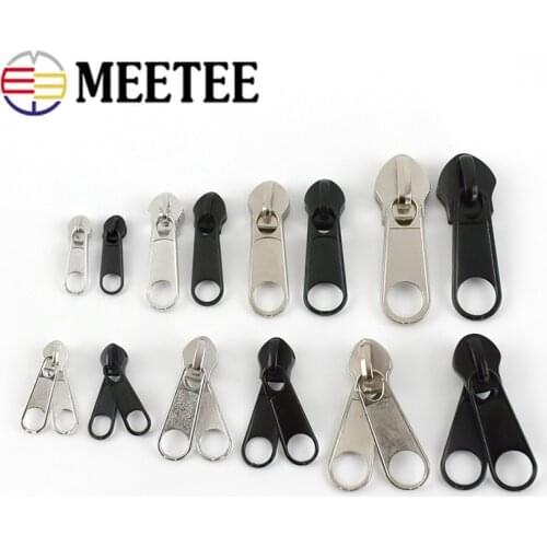 20pcs 3# 5# 8# 10# Zipper Sliders for Nylon Zipper Luggage Bag Zipper Head Handbag Lock Zipper Repair Kits Accessories