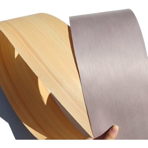 2x Natural Genuine Hinoki Wood Veneer Furniture Decorative Veneer 14cm x 2.5m 17cm x 3m Purple 0.5mm Thick Q/C