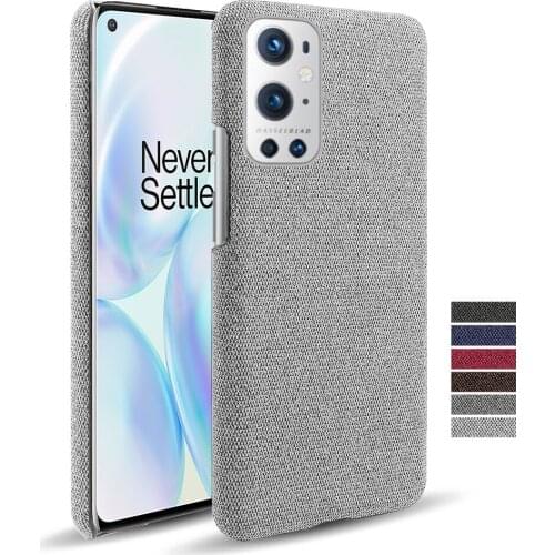 Cloth Texture Fit Cover For OnePlus 9 Pro 9E 8T 6T 5T 6 5 Luxury Febric Antiskid Case For One Plus 8 7 7T Pro Nord N100 N10 5G