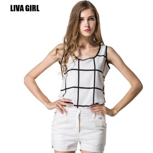 Женские рубашки в клетку DANJEANER China At AliExpress