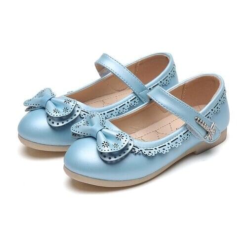 Childrens Shoes children Leather Shoes PU girls fashion casual princess shoes size 26-36 wholesale 2018 hot new good price