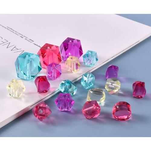 Crystal Epoxy Resin Mold DIY Crafts Jewelry Casting Tool Section Arc Diamond Beads Silicone Mould