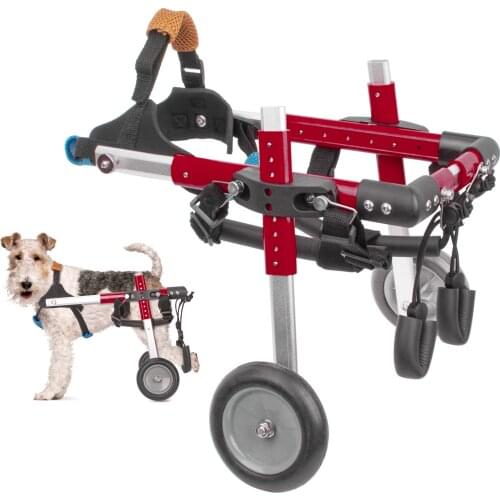S/M/L size Pet Wheelchair Disabled Dog Cat Walking Assisted Car Adjustable Lightweight Hind Legs Rehabilitation Dog Wheelchair