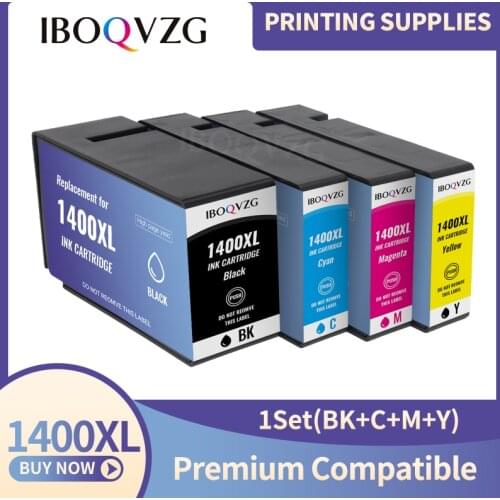 IBOQVZG PGI-1400 PGI-1400XL compatible ink cartridge for Canon MAXIFY MB2340 MB2040 MB2140 MB2740 full ink PGI 1400 PGI1400 XL