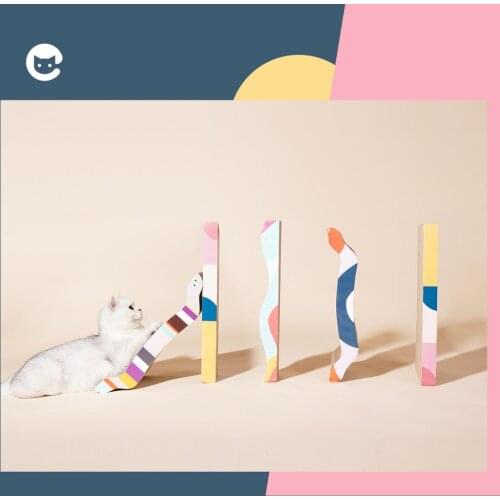 Pet Cat Scratcher Lounge Bed Corrugated Paper Claw sharpener Cat Scratch Board For Cat Bed Mat Kitten Toy Pet Supply