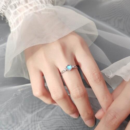 Real 925 Sterling Silver Geometric Adjustable Ring For Fashion lovers Party Fine Jewelry Minimalist Cute Accessories Gift