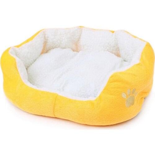Pet Cat Dog Bed Warm Cozy Dog House Soft Fleece Nest Dog Baskets House Mat Autumn Winter Waterproof Kennel