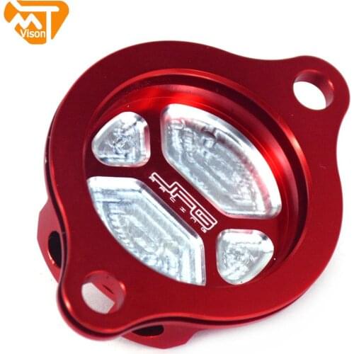 Motrocycle Cleaner Oil Filter Cover Cap For HONDA CRF250R 2004-2009 CRF250X 2004-2017 CRF 250R 250X