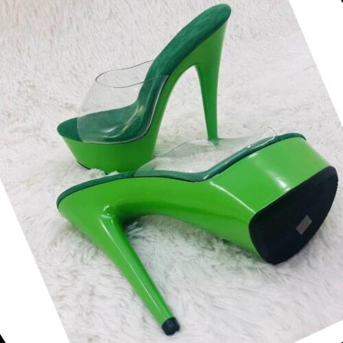 Leecab 6Inch/15cm pvc upper High Heels Platform Party Sexy Exotic Pole Dancing Sandals