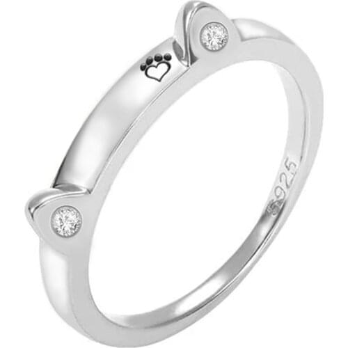 Женские серебряные кольца Megin D China At AliExpress