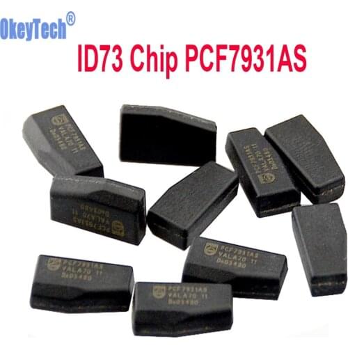 OkeyTech 1/3/5PCS Original Car Key Chip ID73 PCF7931AS Transponder Chip for Mercedes Benz For BMW For Land Rover High Quality