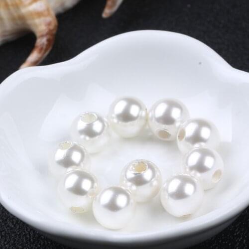 Wholesale 10mm mother of pearl big hole bead