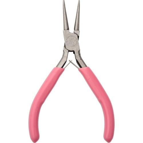 Jewelry Pliers Carbon Steel Round Nose Pliers Hand Tools Polishing Jewelry Making Tools 12x7.6x0.9cm