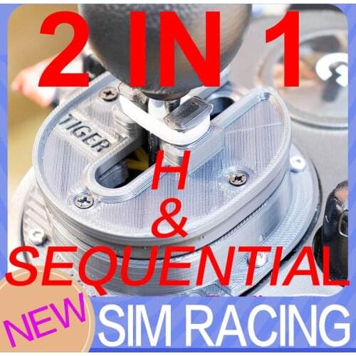 For logitech G29 logitech G27 G923 Gear Shifter Mod Improve feel SIM RACING SEQUENTIAL SHIFTER MOD 2 IN 1