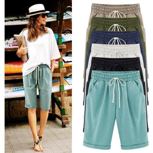 Rebicoo Women's Cotton Shorts