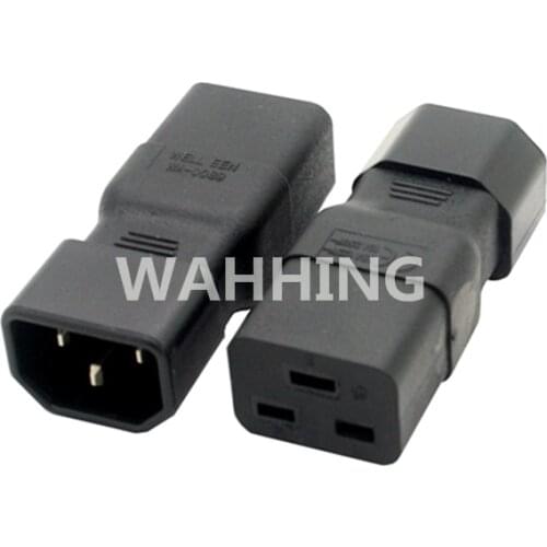 Universal Power Adapter IEC 320 C14 to C19 Adapter Converter C19 to C14 AC Power Plug Socket 3 Pin IEC320 C14 Connector HY1097