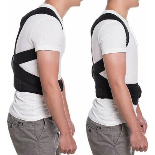 1Pcs Kyphosis Correction Belt Unisex Adult Back Posture Strap Correction Support Spine Back Orthosis Bandage Belt Strength