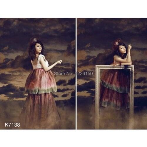 10*20ft Hand Painted Muslin Photo Backdrops,Studio wedding backdrop K7138 ,fondos fotografia, Photography Background