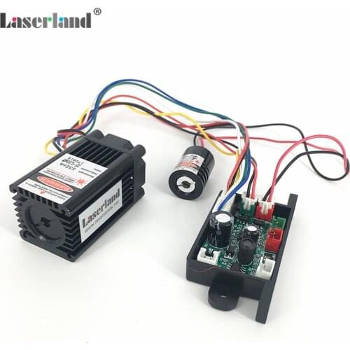 650nm 100mW Red + 532nm 30mw Green Laser Module Diode TTL TEM Stage Lighting