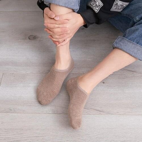 3 Pairs/Cotton Men’s Socks Breathable Comfortable Short Ankle Socks Solid Color Business Casual Socks Invisible Male Boat Socks