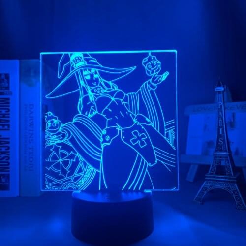 3d Led Lamp Anime Fire Force Maki Oze for Bedroom Decorative Nightlight Birthday Gift Room Lamp Acrylic Led Night Light
