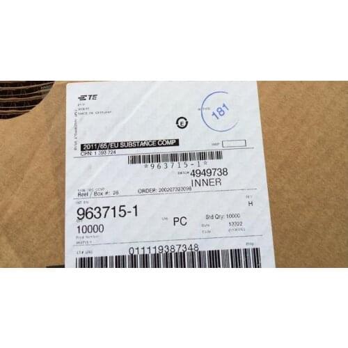 963715-1 CONN SOCKET 18-20AWG TIN CRIMP TYCO connectors TE Connectors AMP connectors terminals 100% new and original parts