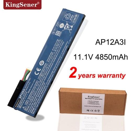 KingSener Battery AP12A3i For Aspire Timeline Ultra M3 M5 M3-581TG M3-481TG M5-481TG M5-581TG AP12A4i 11.1V 4850mAh