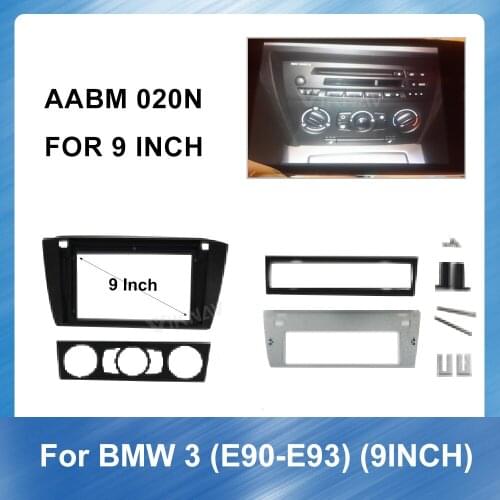 Car Radio Stereo Fascia Panel Frame CD Dashboard Panel Audio Frame for BMW 3-Series E90 -E93 Frame Dashboard Installation