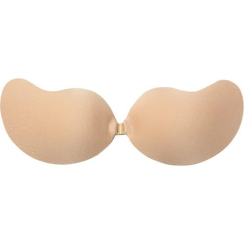 Biological glue mango cup milk paste invisible silicone bra gather bridal wedding dress chest paste