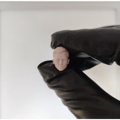 Blank 1/18 Scale Ruby Rose Head Sculpt Unpainted Fit 3.75" Figure