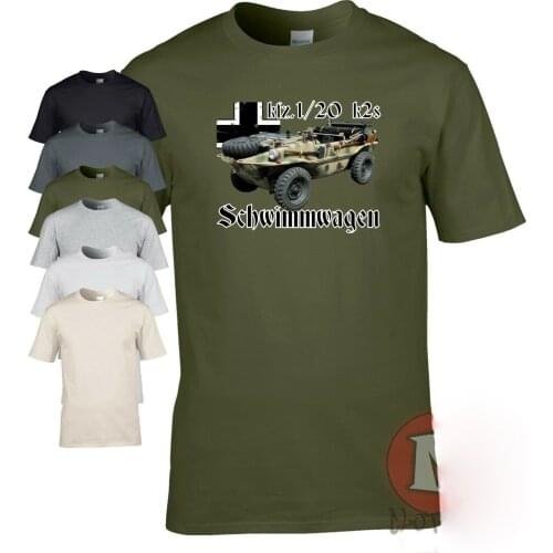 Schwimmwagen WW2 German military armour Men T-shirt World Kubelwagen