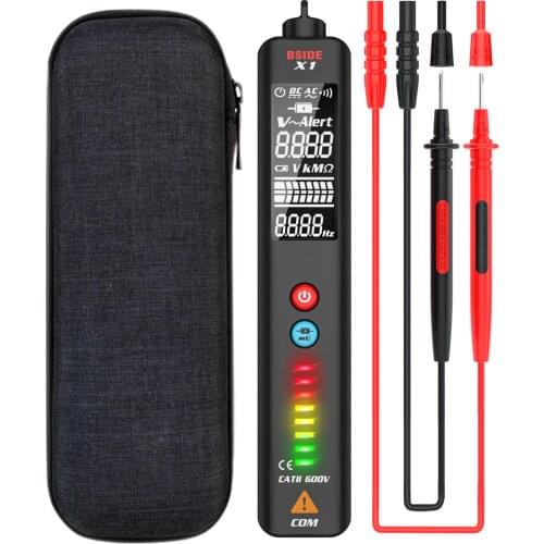 X1 Dual Mode Smart Detector Non-Contact AC Voltage Detector NCV Multimeter Electric Test Pencil Portable Tester Pen With Alarm