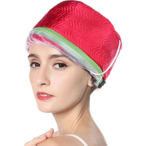 Electric Hair Steamer Cap 3 Gears Temperature Adjustable Heating Cap Hair Care Tool Beauty SPA Thermal Treatment Nourishing Hat