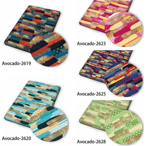 Huangtao Diy 50X150cm Greasepaint Printing Cartoon Character Pattern Double Brush Poly Fabric By Yard 100% Polyester Fabric