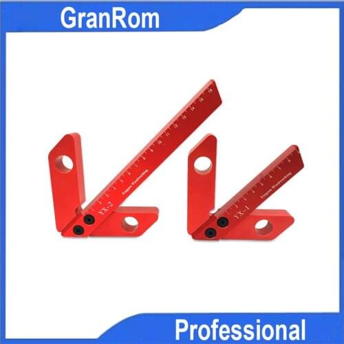 Woodworking Center Scribe Square Center Scribe 45° 90° Right Angle Marking Gauge DIY Woodworking Aids Tools