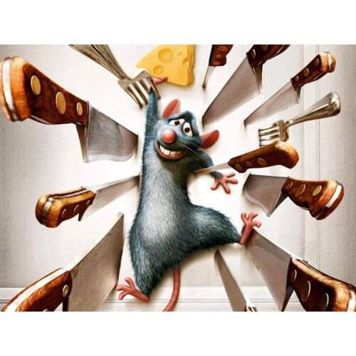 Full Square/Round Drill 5D DIY Diamond Painting "Cartoon mouse" 3D Embroidery Cross Stitch Mosaic Rhinestone Home Decor Gift