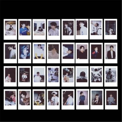 Kpop 10 pcs/set TFBoys Polaroid Card White Frame Card INS Card Jackson Yee Roy Karry Postcards LOMO Cards Fans Collection a1
