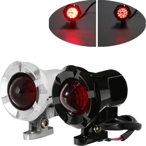 Motorcycle LED Rear Lamp Tail Brake Light Fit For Harley Racer Chopper Bobber
