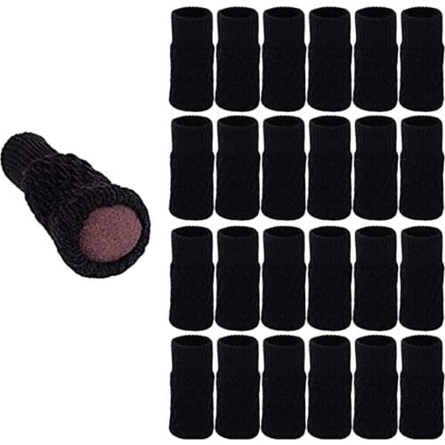 New 8Pcs Knitting Chair Leg Socks Furniture Feet Pads Thick Chair Leg Caps Elastic Floor Protectors Furniture Booties 3 Colors