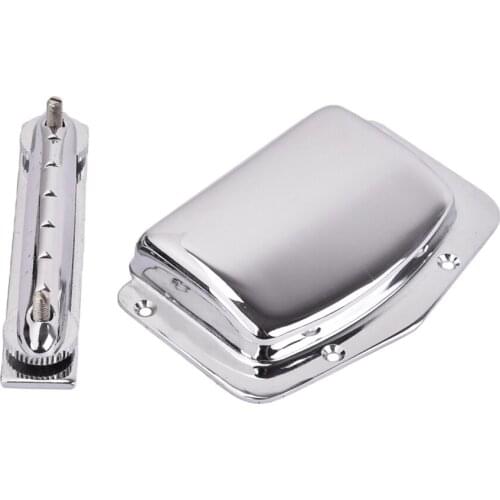 Adjustable 1 Set DIY Iron Guitar Bridge+Tailpiece for Electric Guitar Parts