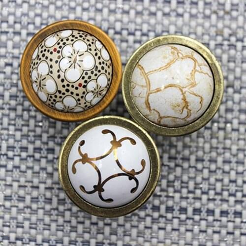 1PC Cabinet Knob Wardrobe Drawer Pulls With Screw Door Handle Single Hole Home Decoration