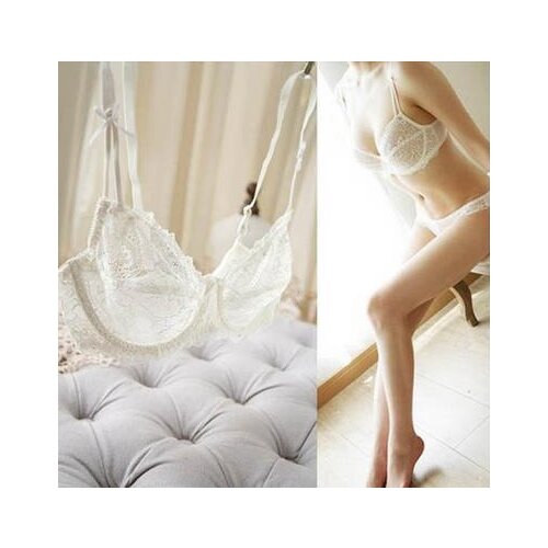 Sexy Bra With Embroidery Push up Thin Lace Bra Erotic Lingerie Set For Women Ropa Interior Mujer Conjuntos Breathable Hot CG05