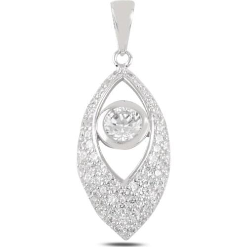 Silver 925 Sterling Zircon Cubic Zirconia Pendant